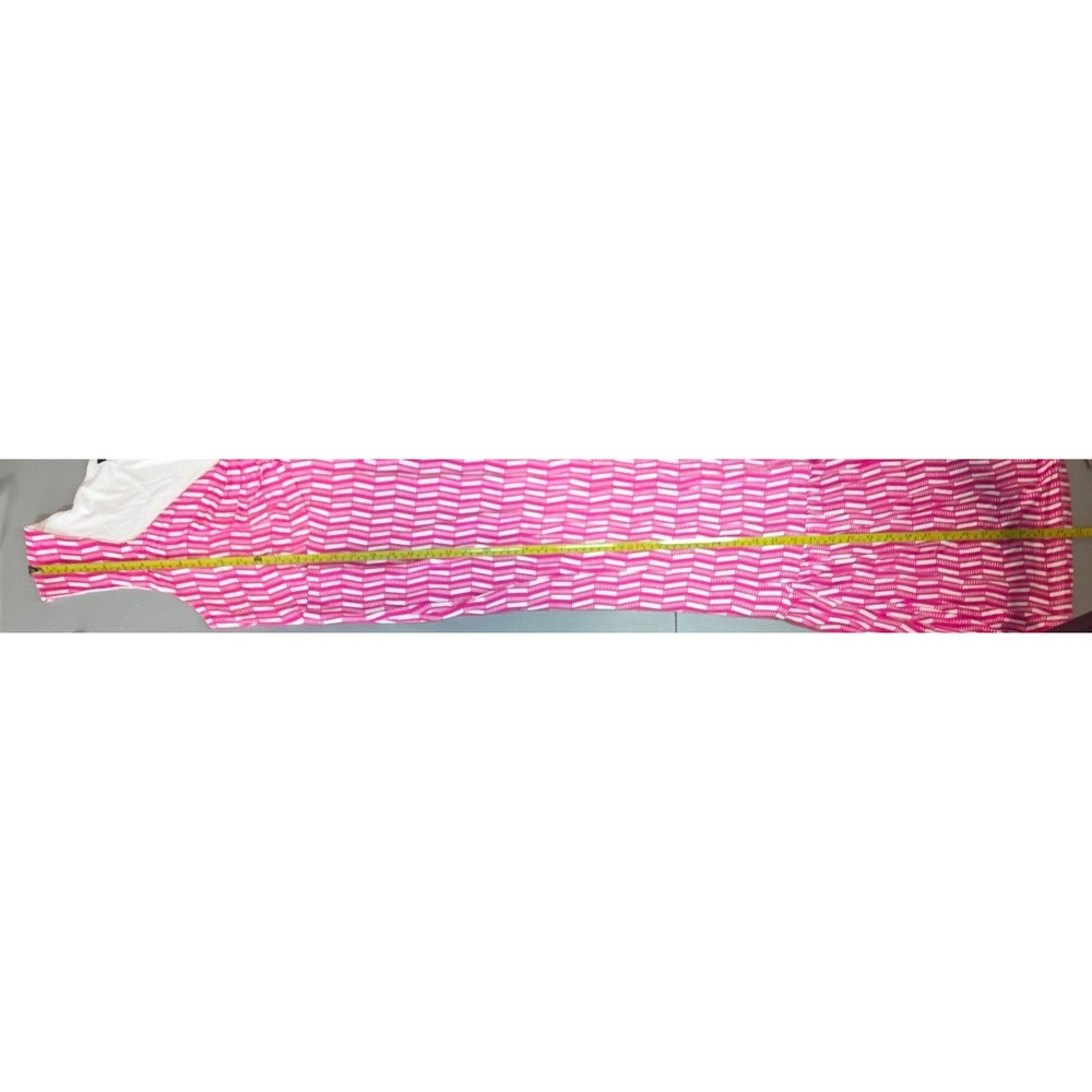 ELOQUII Women Plus Size 18 Pink White Cut Out Tie Sleeveless Maxi Dress NWT - Picture 10 of 13